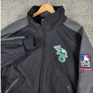 MLB Insiders Club Oakland A's Athletics Elephant Baseball Soft Shell Jacket XXL